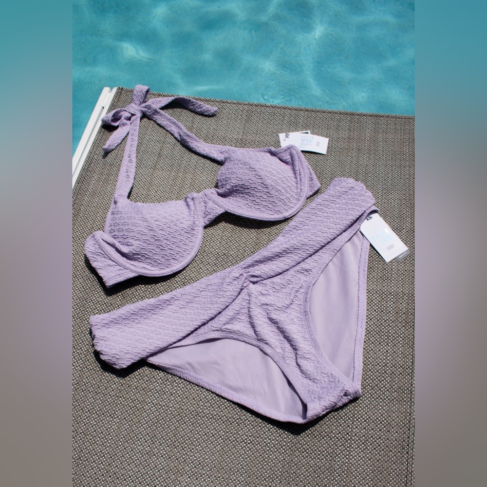 Purple passion ripple bikini